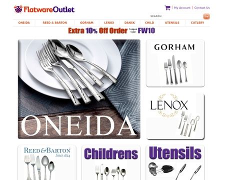 website thubmnail of FlatwareOutlet