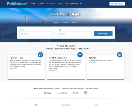 website thubmnail of Flightnetwork.com.au