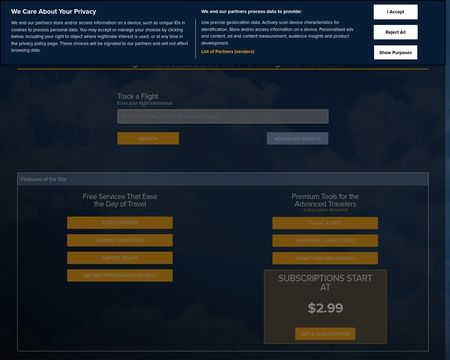 website thubmnail of FlightStats
