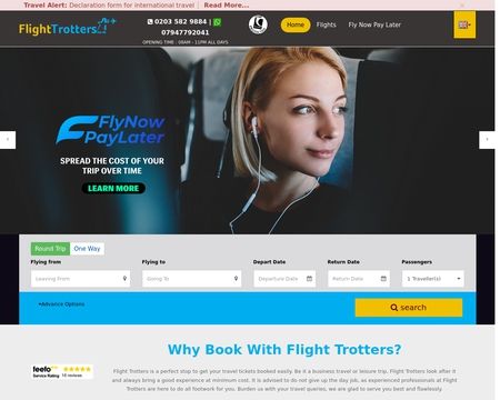 website thubmnail of FlightTrotters