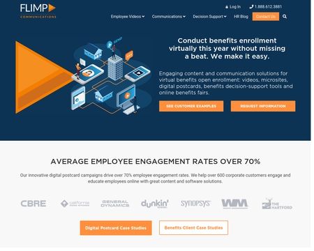 website thubmnail of Flimp Media