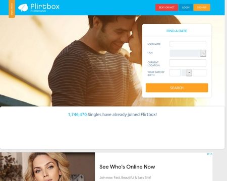 website thubmnail of Flirtbox