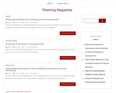 website thubmnail of Flooring Magazine.org
