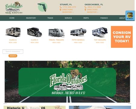 website thubmnail of Florida RV Dealer