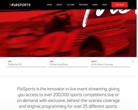 website thubmnail of Flosports.tv