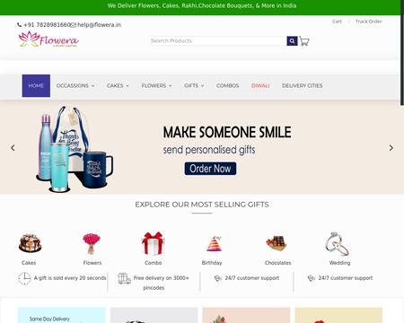 website thubmnail of Flowera
