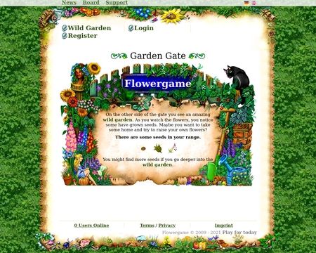 website thubmnail of Flowergame