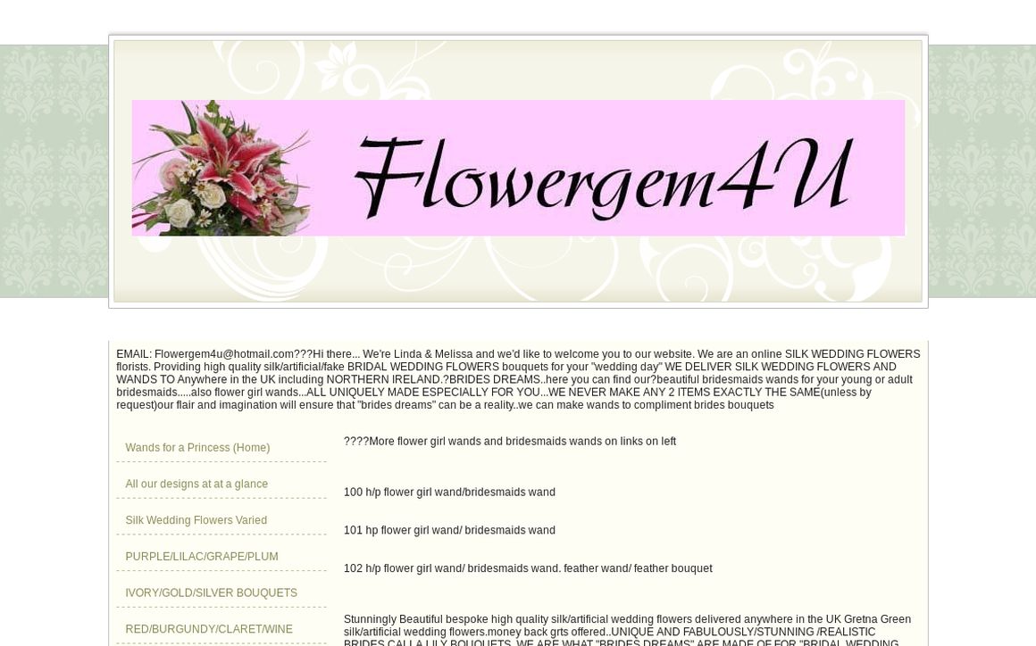 website thubmnail of Flowergem4u