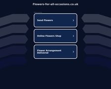 Thumbnail of Flowers-for-all-occasions.co.uk