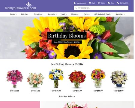 website thubmnail of FlowersFromYou