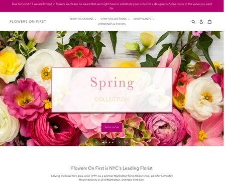 website thubmnail of Flowers On First