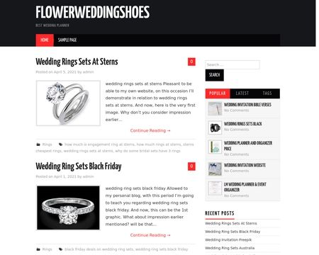 website thubmnail of Flower Wedding Shoes