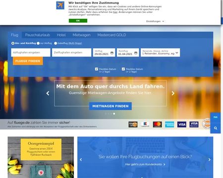 website thubmnail of Fly UK