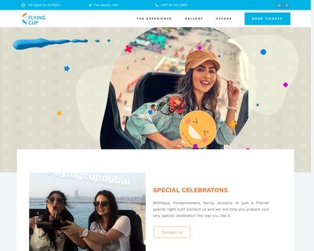 website thubmnail of Flying Cup Dubai