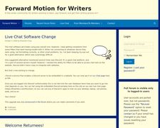Thumbnail of Forward Motion for Writers