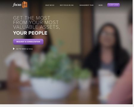 website thubmnail of Focushr.net
