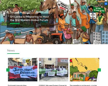 website thubmnail of Friends of the Earth International