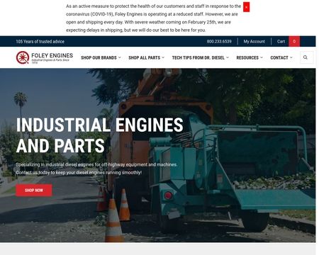 website thubmnail of FoleyEngines