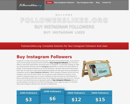 website thubmnail of Followerslikes.org