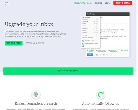 website thubmnail of FollowUp.cc