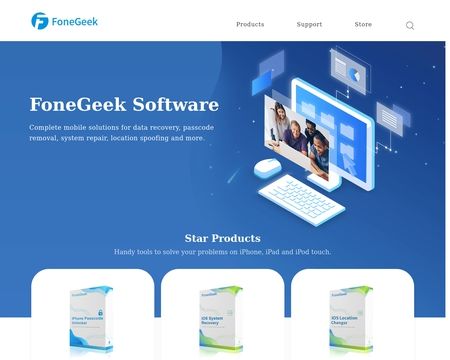 website thubmnail of FoneGeek