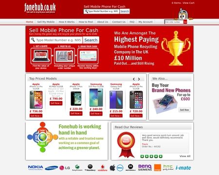 website thubmnail of Fonehub.co.uk