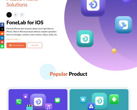 website thubmnail of FoneLab