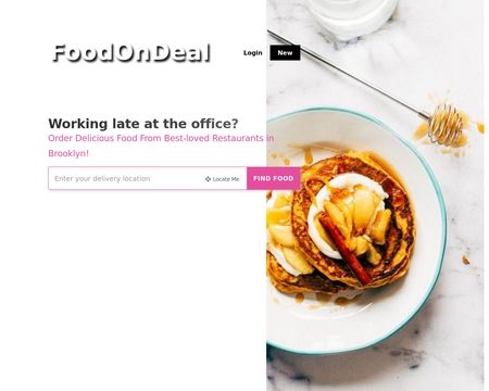 website thubmnail of FoodOnDeal