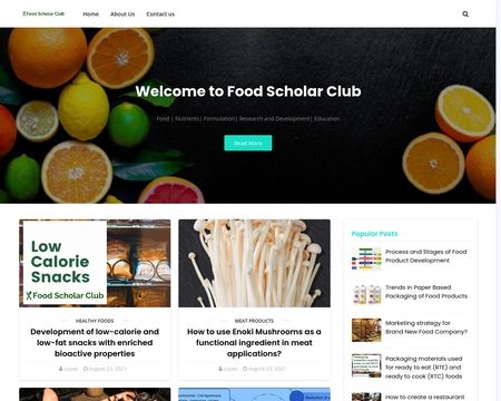 website thubmnail of Food Scholar Club