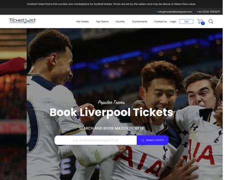 website thubmnail of Footballticketpad