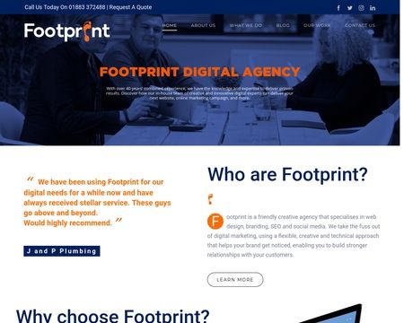 website thubmnail of Footprint.co.uk