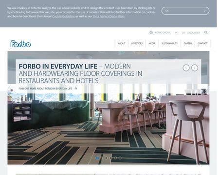 website thubmnail of Forbo