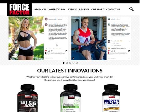 website thubmnail of Force Factor