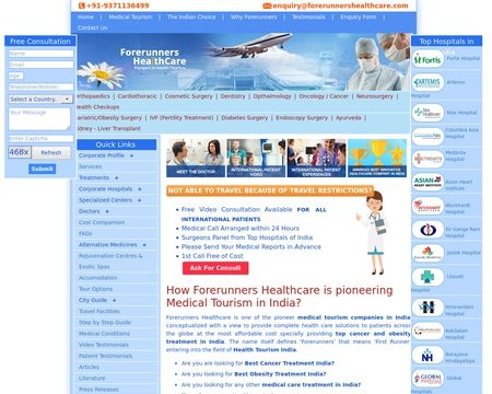 website thubmnail of Forerunners Health Care