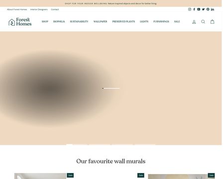 website thubmnail of Forest Homes