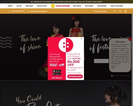 website thubmnail of Forever kidz