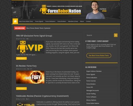 website thubmnail of ForexRobotNation