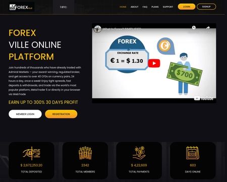 website thubmnail of Forexville.org