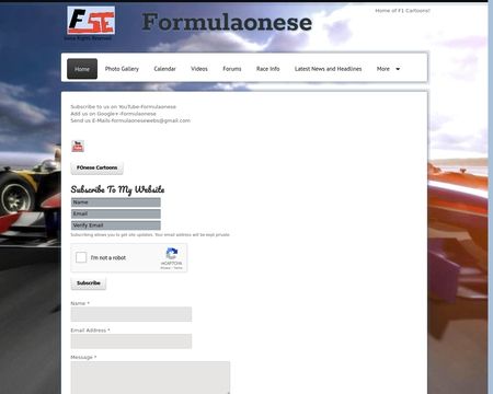 website thubmnail of FormulaOneSE