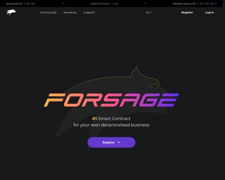 website thubmnail of Forsage