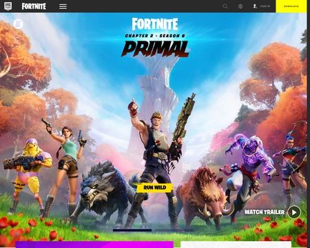 website thubmnail of Fortnite