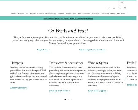 website thubmnail of Fortnum & Mason