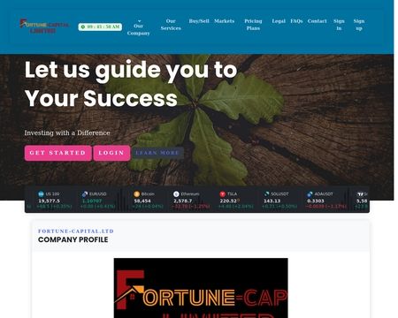 website thubmnail of Fortune-capital.ltd