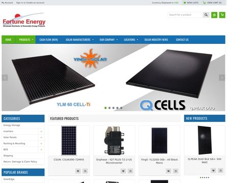 website thubmnail of Fortune Energy