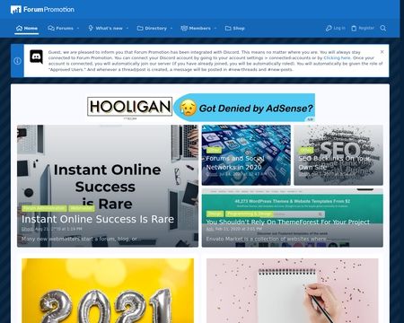 website thubmnail of ForumPromotion