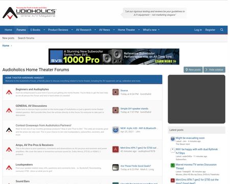 Audioholics Forums