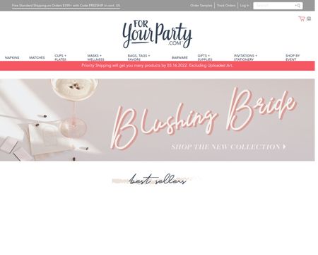 website thubmnail of ForYourParty