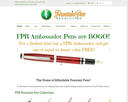 website thubmnail of FountainPenRevolution