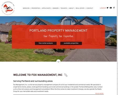 website thubmnail of Fox Management Inc