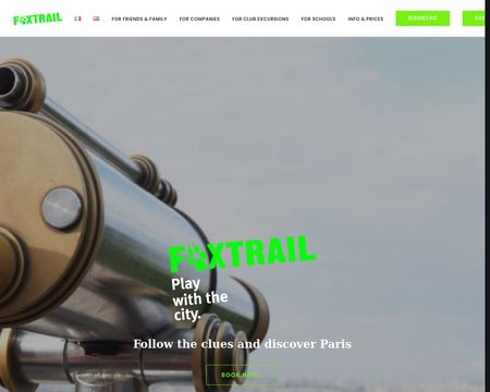 website thubmnail of Foxtrail.fr